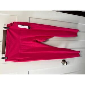 NWT Nike Zenvy dri fit training leggings 7/8 length pink size XL